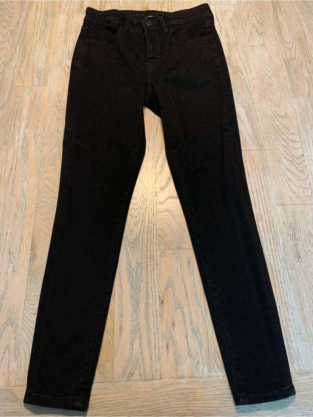 American Eagle Black Slim Straight Jeans